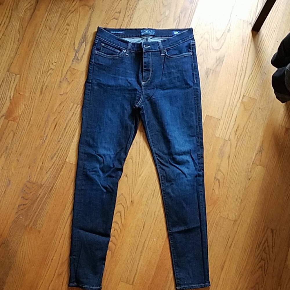 Brooke Mid Rise Legging Jean In Indigo Spark
